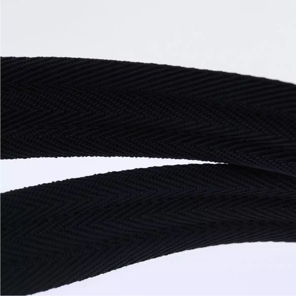 PRADA Shoulder Bag in Blue Nylon with Black Leather Authentic - Picture 16 of 16